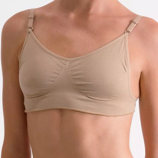 Silky Seamless Clear Back Bra - Image 2